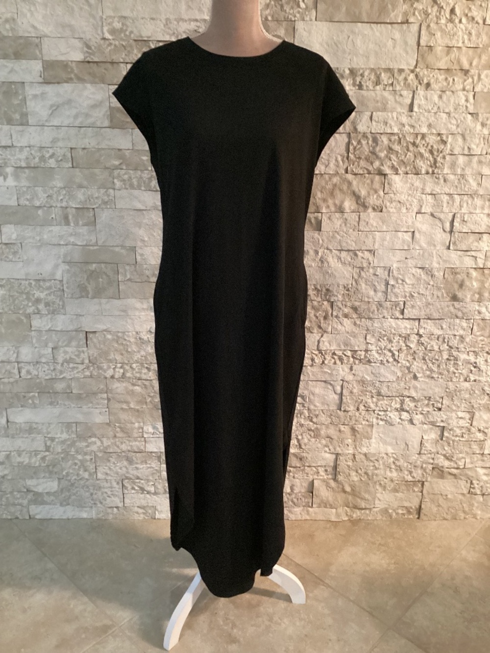 WIHOLL Casual Cap Sleeve Maxi Dress (NWT)